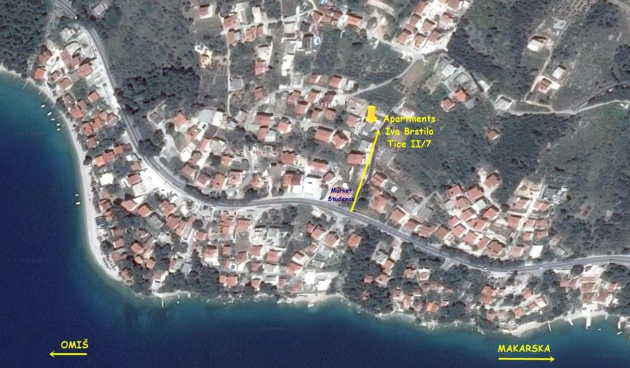 Apartments Iva Brstilo Omiš Exteriör bild